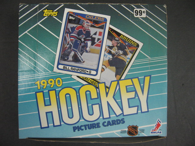 1990/91 Topps Hockey Unopened Cello Box
