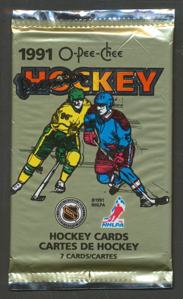 1990/91 OPC O-Pee-Chee Premier Hockey Unopened Pack