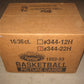 1992/93 Topps Stadium Club Basketball Series 2 Case (Hobby) (16 Box)