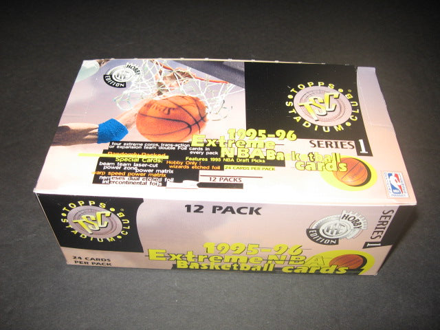 1995/96 Topps Stadium Club Basketball Series 1 Jumbo Box (Hobby)