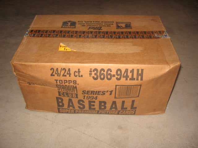 1994 Topps Stadium Club Baseball Series 1 Case (24 Box)