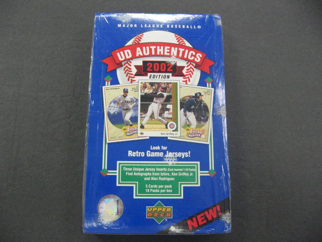 2002 Upper Deck Authentics Baseball Box (Hobby)