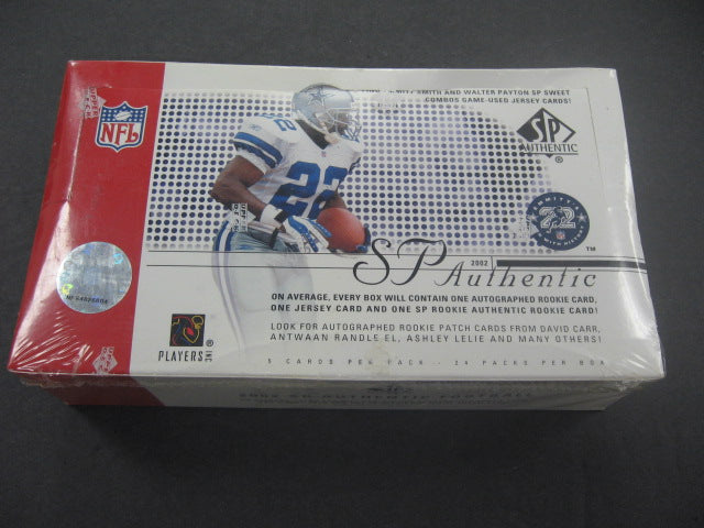 2002 Upper Deck SP Authentic Football Box (Hobby)