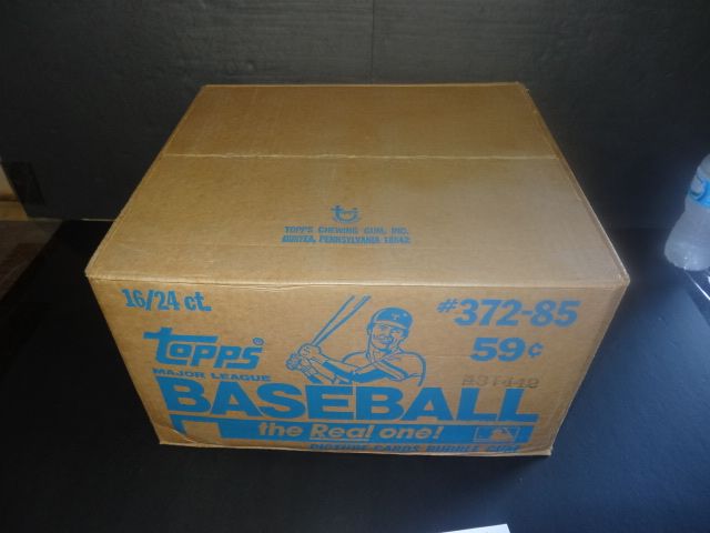 1985 Topps Baseball Cello Case (16 Box) (Authenticate)