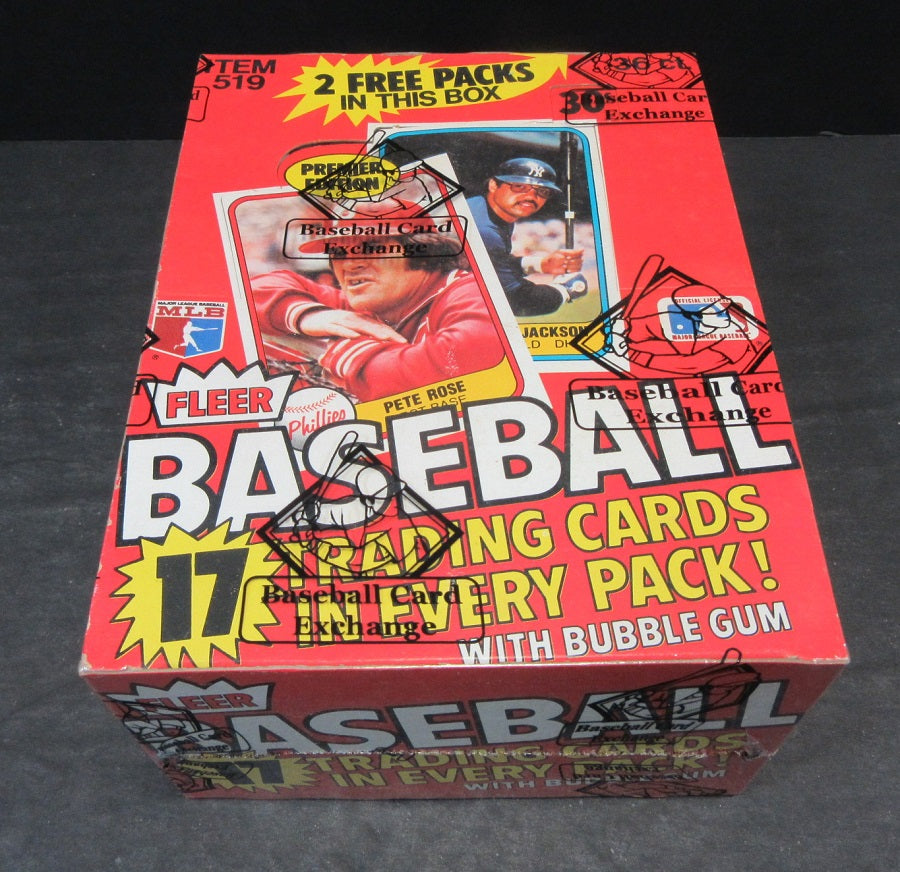 1981 Fleer Baseball Unopened Wax Box (Authenticate)