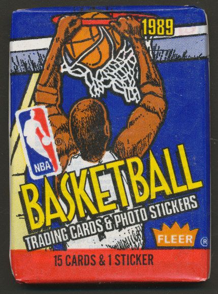 1989/90 Fleer Basketball Unopened Wax Pack