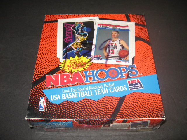 1991/92 Hoops Basketball Series 2 Rack Box