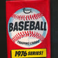 1976 Topps Baseball Unopened Wax Pack