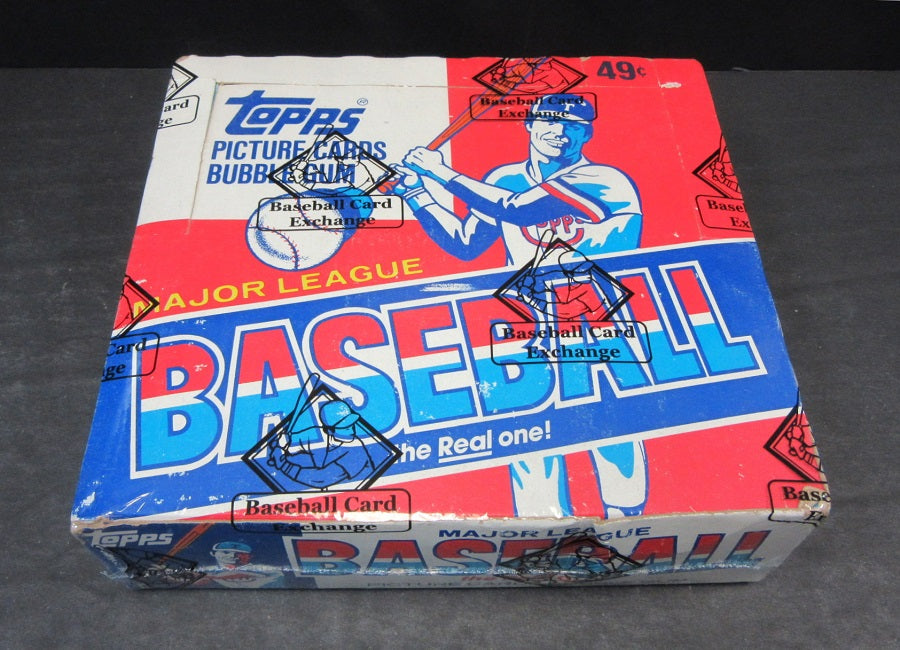 1981 Topps Baseball Unopened Cello Box (BBCE) (Non X-Out)