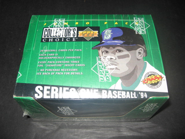 1994 Upper Deck Collector's Choice Baseball Series 1 Jumbo Box (20/20)