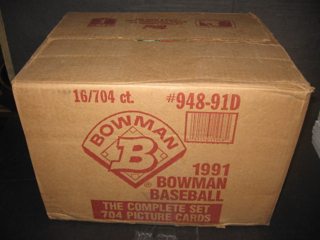 1991 Bowman Baseball Factory Set Case
