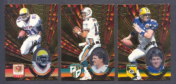 1996 Pacific Invincible Football Complete Set