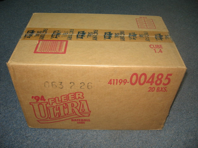 1994 Fleer Ultra Baseball Series 1 Case (20 Box)