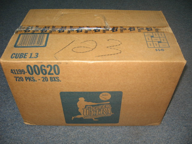 1995 Fleer Ultra Baseball Series 2 Case (20 Box)