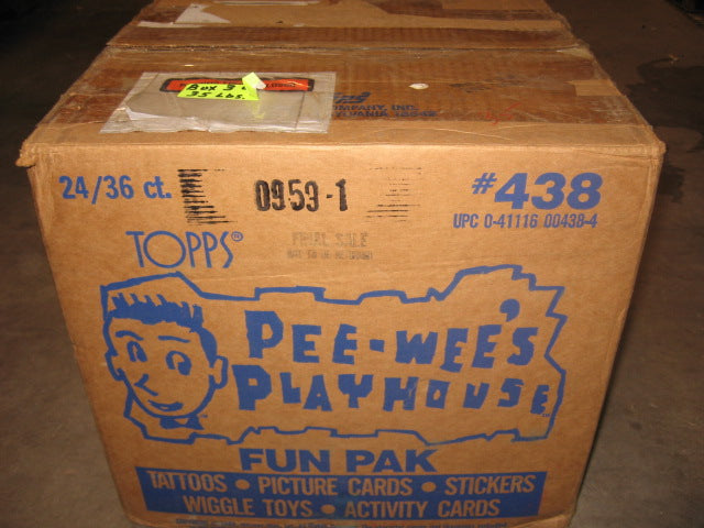 1988 Topps Pee Wee's Playhouse Case (24 Box)