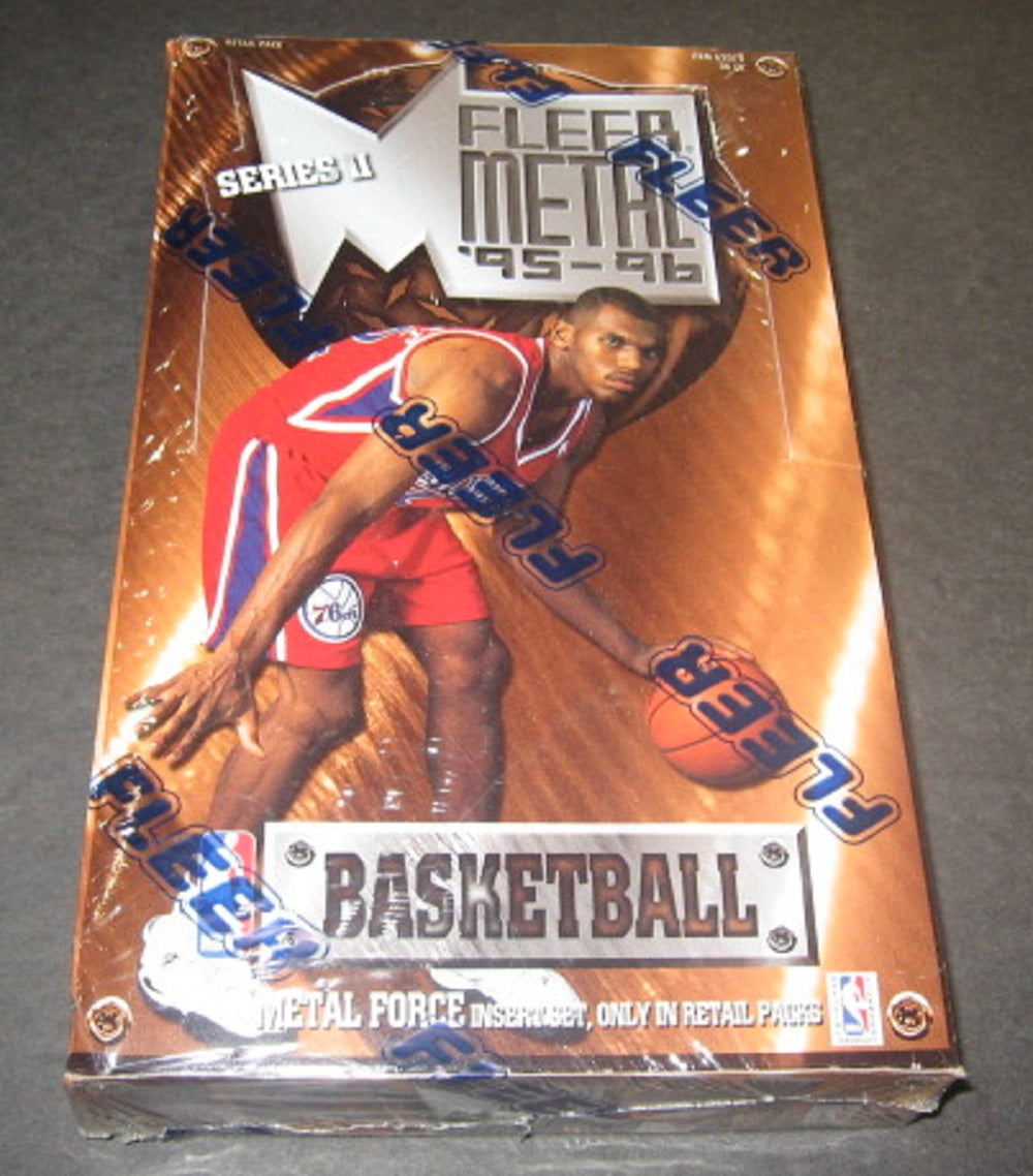 1995/96 Fleer Metal Basketball Series 2 Box (Retail)