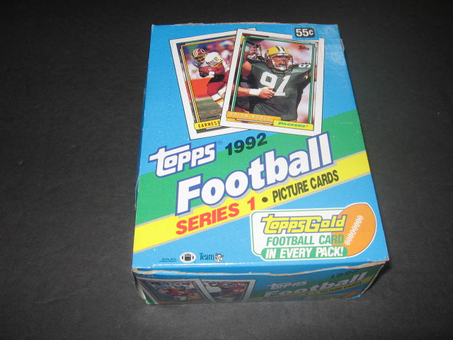 1992 Topps Football Series 1 Box