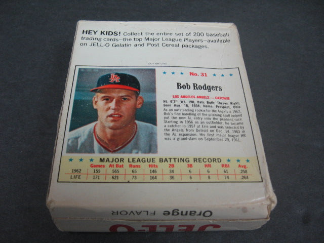 1963 Jell-O Baseball Bob Rodgers Unopened Box