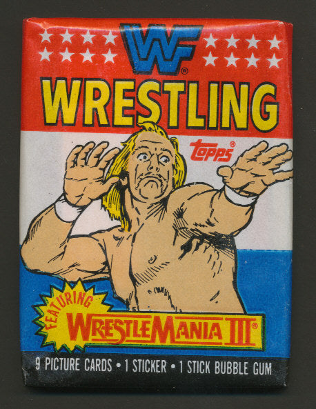 1987 Topps WWF Wrestling Unopened Wax Pack