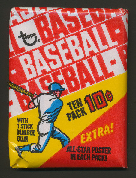 1970 Topps Baseball Unopened Series 1 Wax Pack