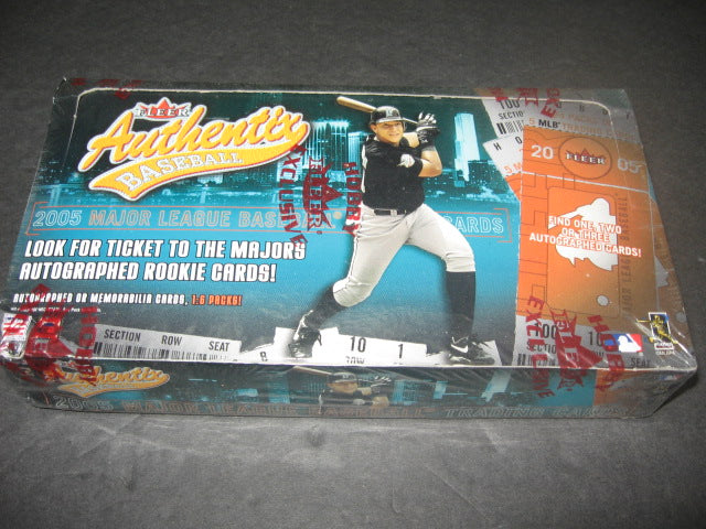 2005 Fleer Authentix Baseball Box (Hobby)