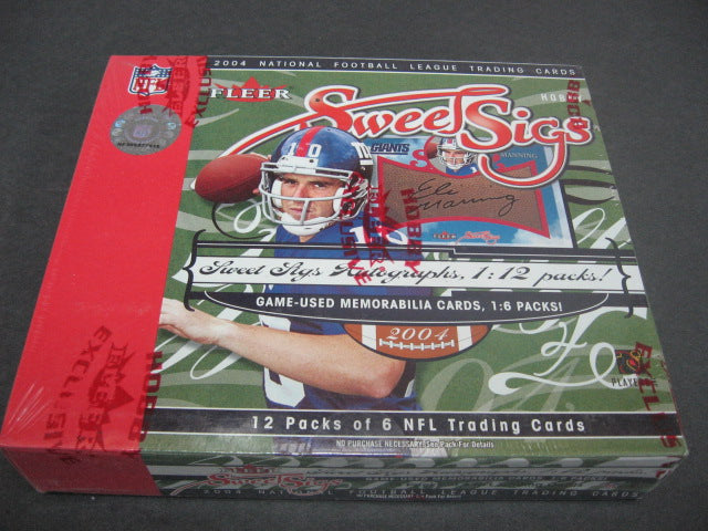 2004 Fleer Sweet Sigs Football Box (Hobby)