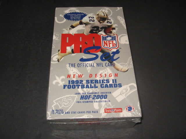 1992 Pro Set Football Series 2 Box