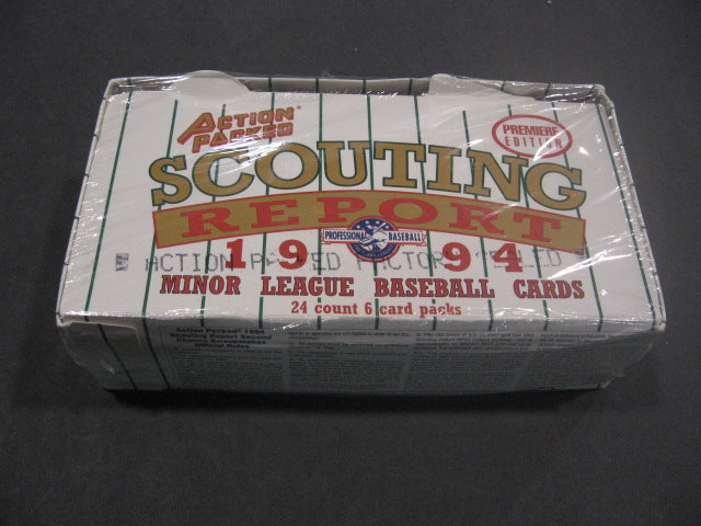 1994 Action Packed Scouting Report Baseball Box