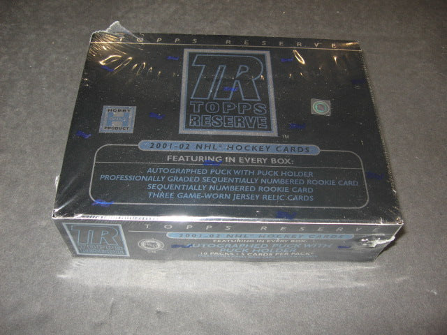 2001/02 Topps Reserve Hockey Box (Hobby)