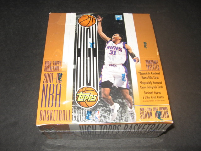 2001/02 Topps High Topps Basketball Box (Hobby)