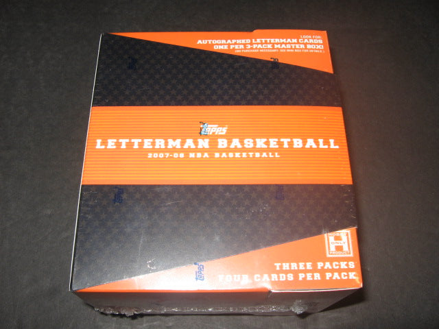 2007/08 Topps Letterman Basketball Box (Hobby)