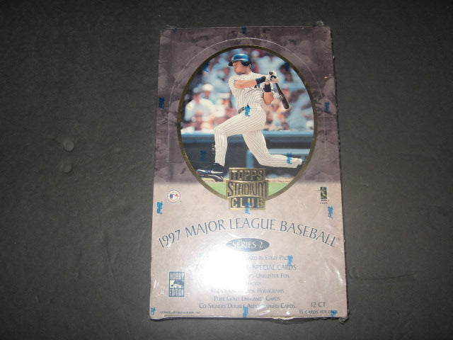 1997 Topps Stadium Club Baseball Series 2 Jumbo Box (Hobby) (12/15)