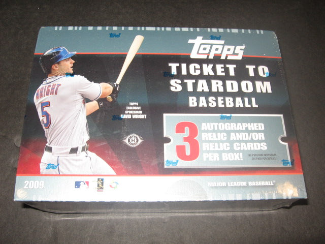 2009 Topps Ticket to Stardom Baseball Box (Hobby)