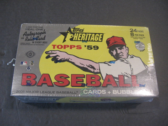 2008 Topps Heritage Baseball Box (Hobby)