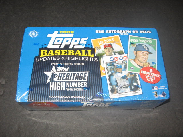 2008 Topps Heritage High Number Baseball Box (Hobby)
