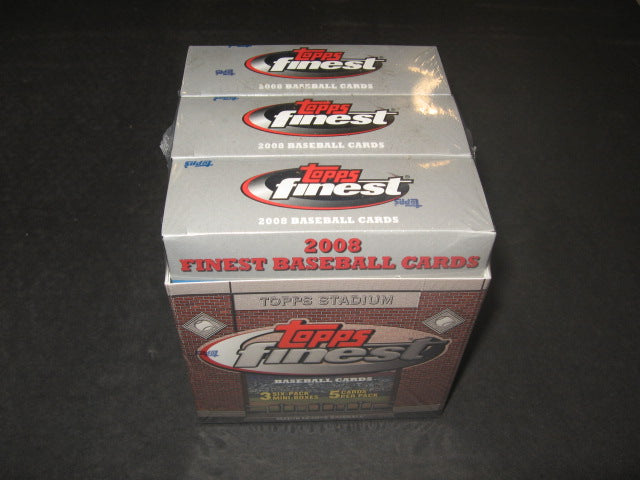 2008 Topps Finest Baseball Box (Hobby)