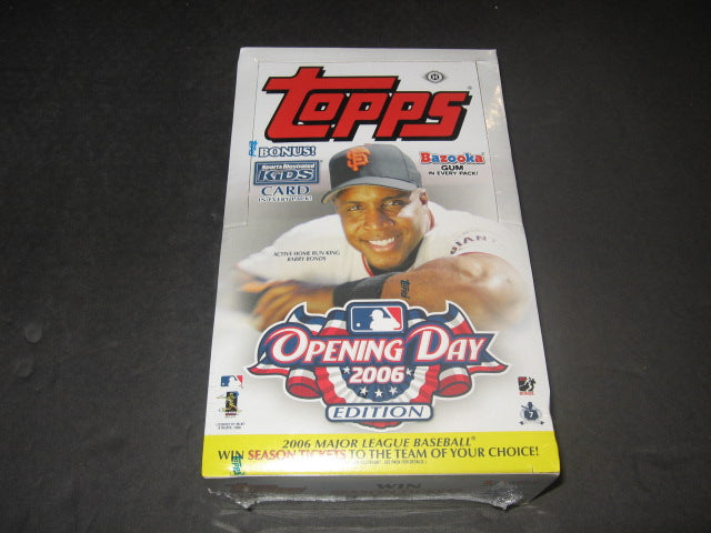 2006 Topps Opening Day Baseball Box (Hobby)