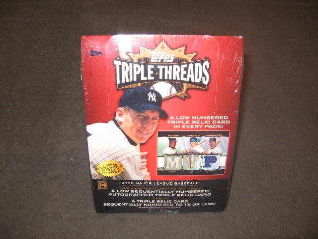 2006 Topps Triple Threads Baseball Box (Hobby) (2/6)