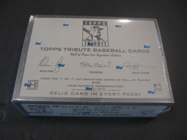 2004 Topps Tribute Baseball Box (HOF Cut Signature) (Hobby)