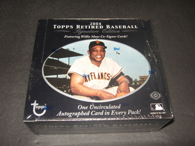 2004 Topps Retired Signature Baseball Box (Hobby)