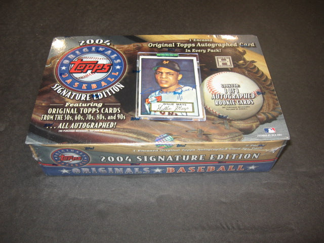 2004 Topps Originals Signature Edition Baseball Box (Hobby)