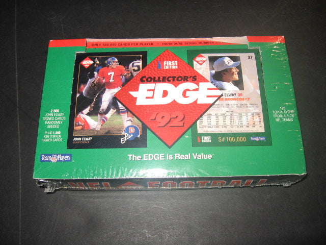 1992 Collectors Edge Football Box