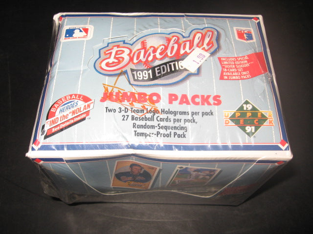 1991 Upper Deck Baseball Low Series Jumbo Box