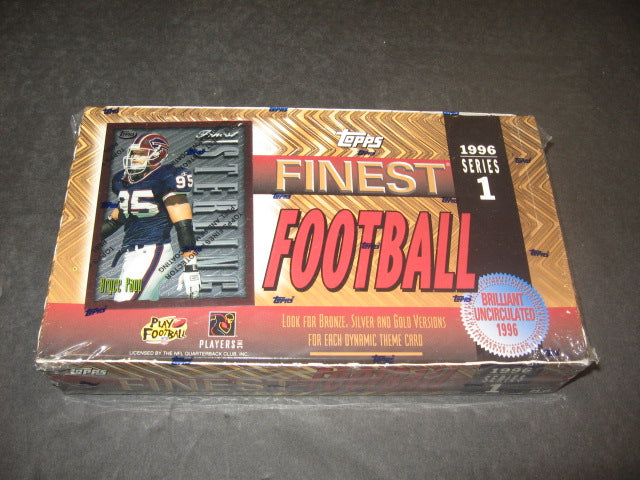 1996 Topps Finest Football Series 1 Box (Hobby) (24/4)