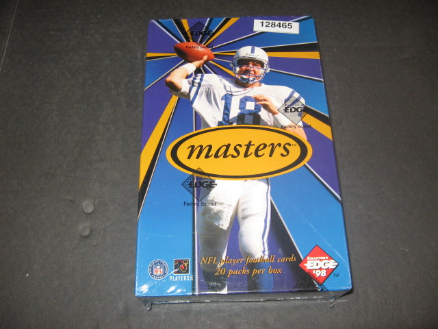 1998 Collectors Edge Masters Football Box (Retail)