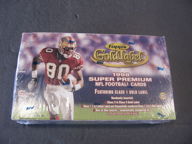 1998 Topps Gold Label Football Box (HTA)
