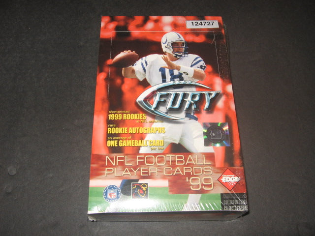 1999 Collectors Edge Fury Football Box