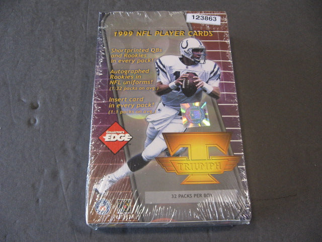 1999 Collectors Edge Triumph Football Box (Hobby)