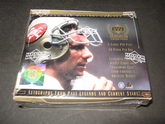 1999 Upper Deck Century Legends Football Box (Hobby)