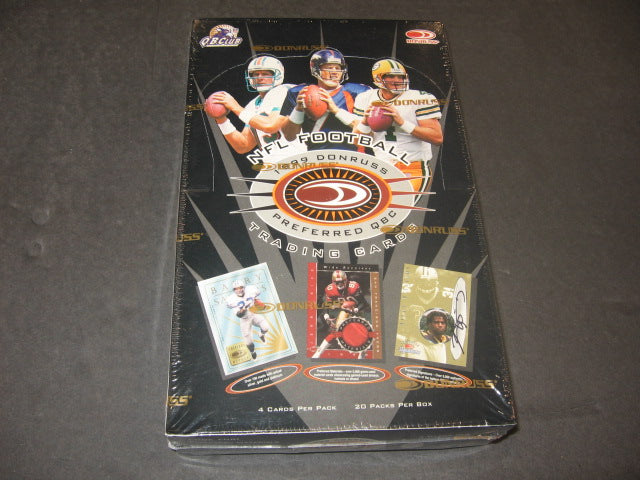 1999 Donruss Preferred QBC Football  Box